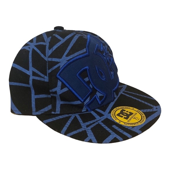 DC Shoes hat cap size 7 1/8 Blue and black - Picture 1 of 10